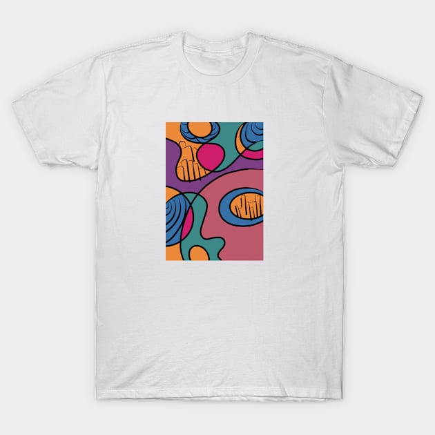 artistic abstract pattern T-Shirt by TheWarehouse